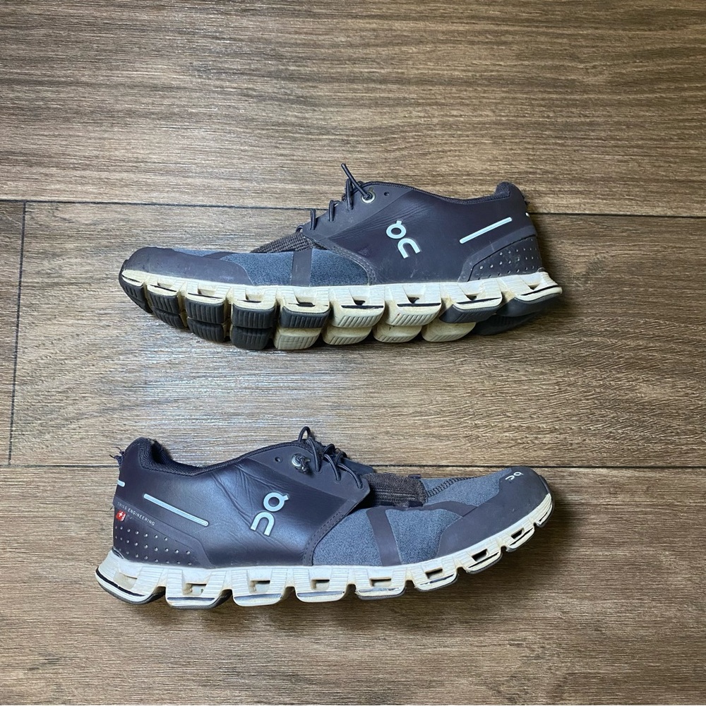 On Running  On Cloud Cloud X Running shoes Women size 11 Blue leather cloth